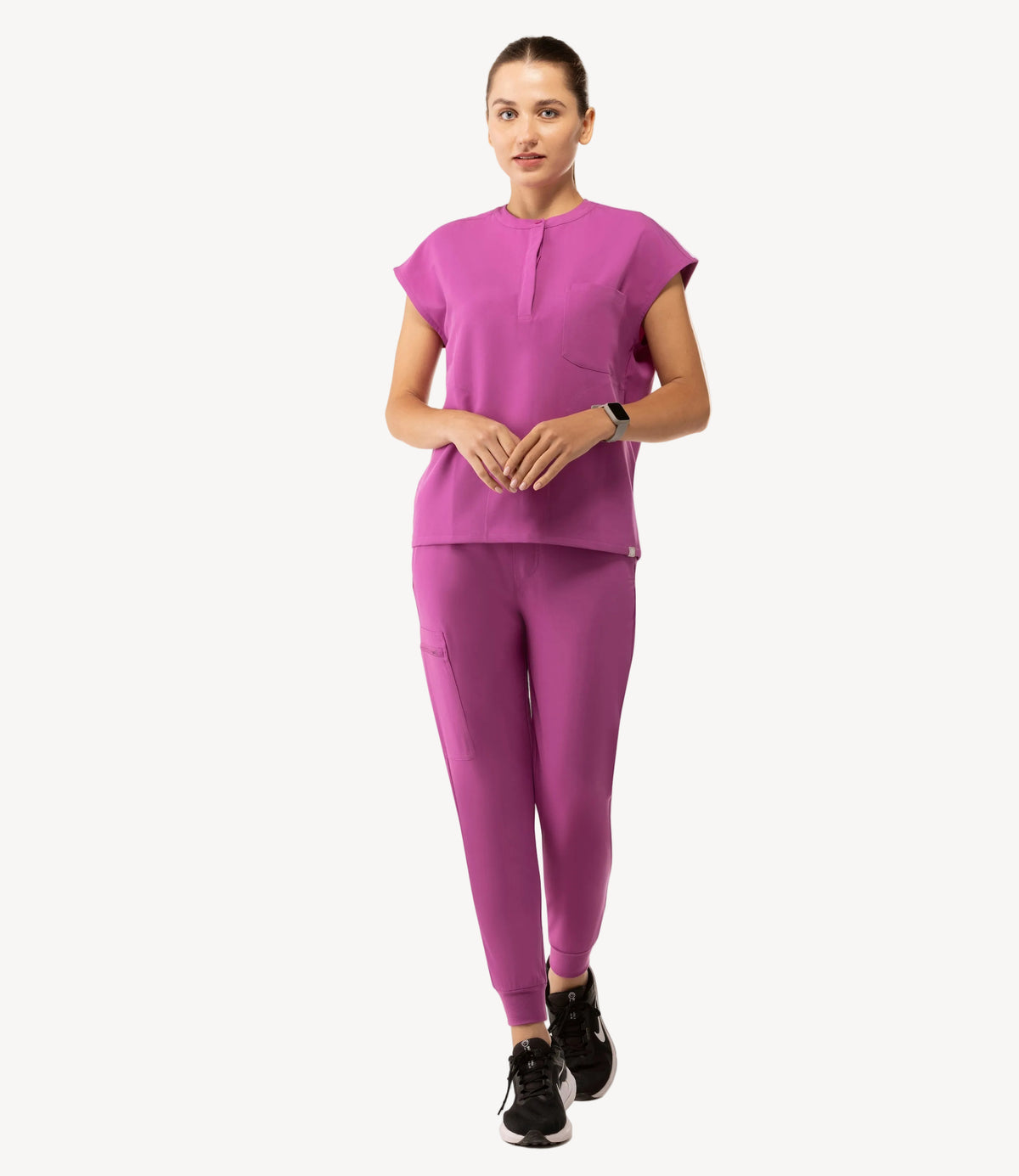 High Waist Joggers Purple Orchid