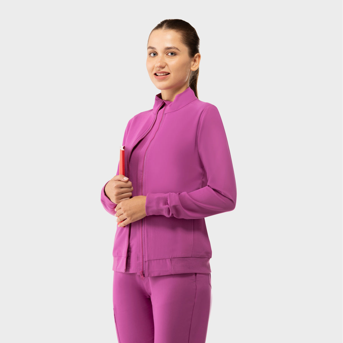 Scrub Jacket Purple Orchid