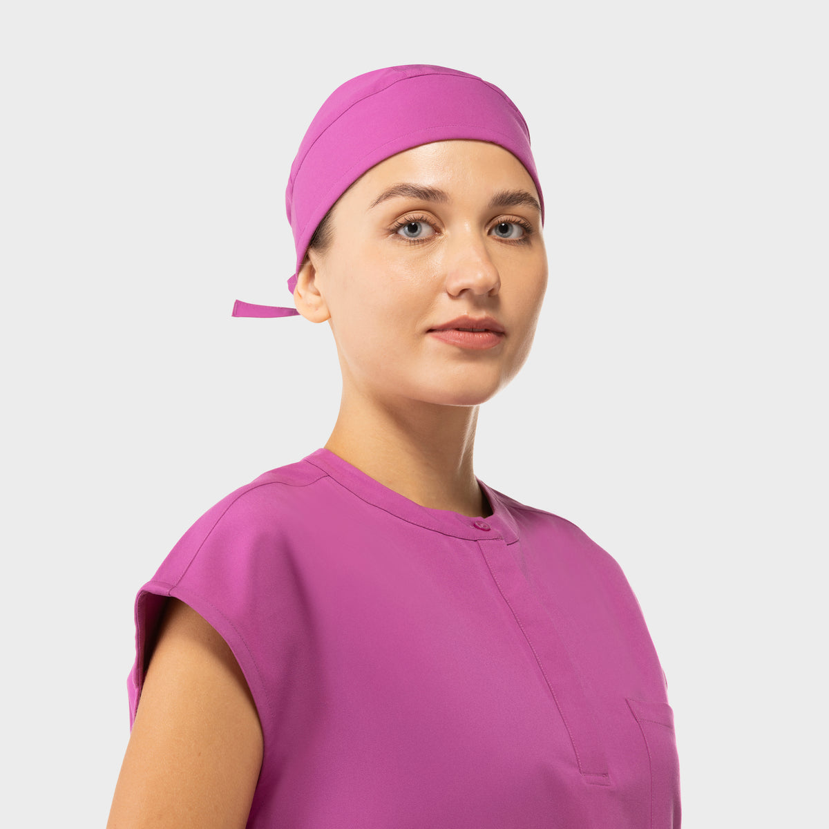 Scrub Cap Purple Orchid