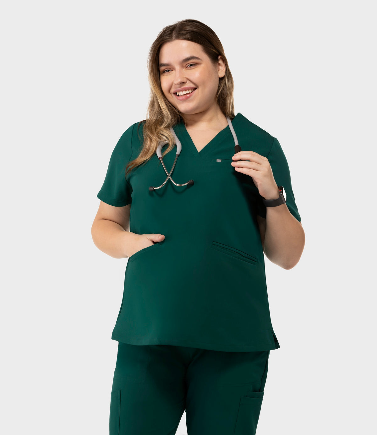 Prana Three Pocket Top Hunter Green