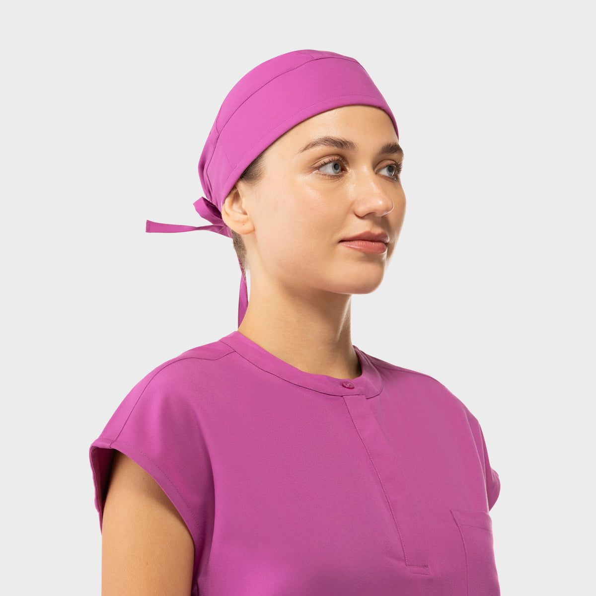Scrub Cap Purple Orchid