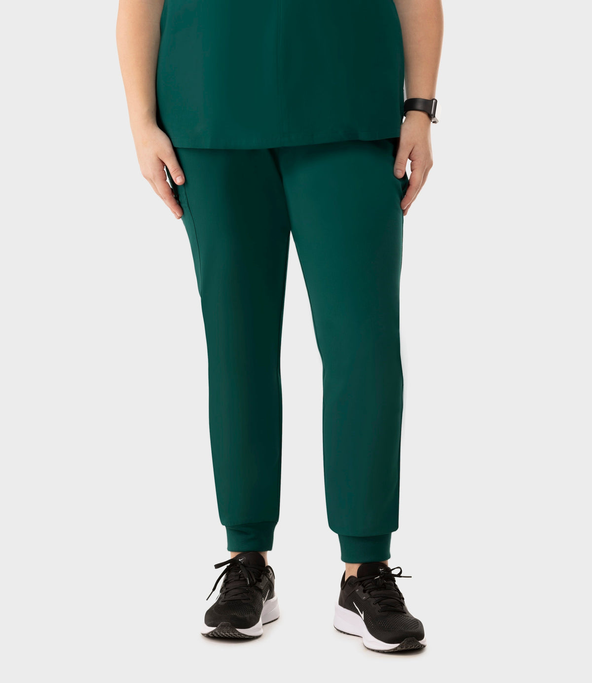 High Waist Joggers Hunter Green