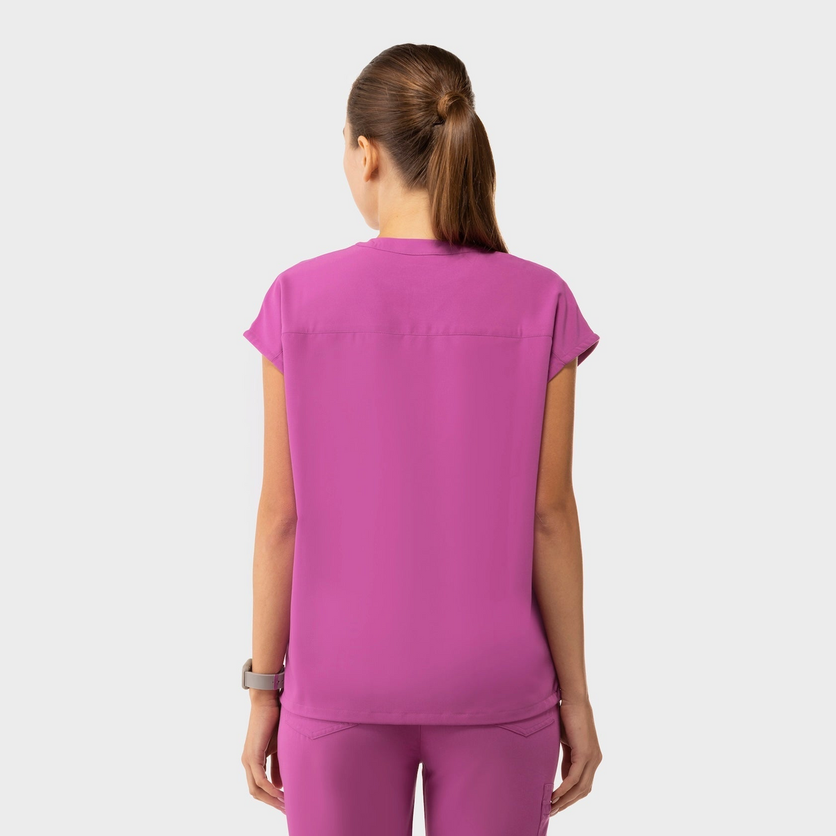 Oversized Top Purple Orchid