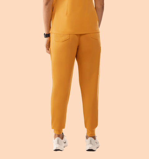 Women's High Waist Joggers Honey - Vaayu Scrubs
