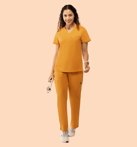 Women's Cargo Pants Honey - Vaayu Scrubs