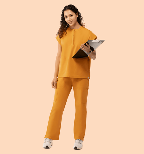 Women's Cargo Pants Honey - Vaayu Scrubs
