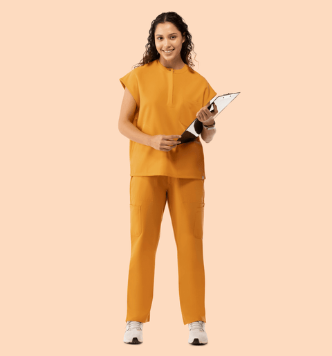 Women's Cargo Pants Honey - Vaayu Scrubs