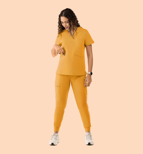 Women's High Waist Joggers Honey
