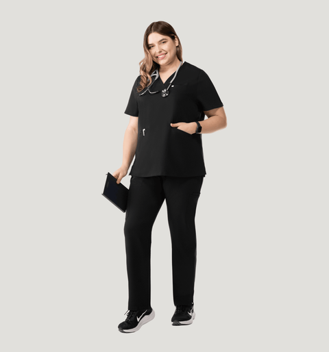 Women's Cargo Pants Black - Vaayu Scrubs
