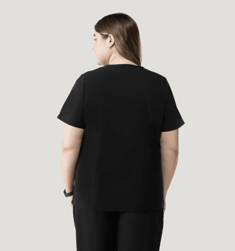 Aura One Pocket Top Black - Vaayu Scrubs