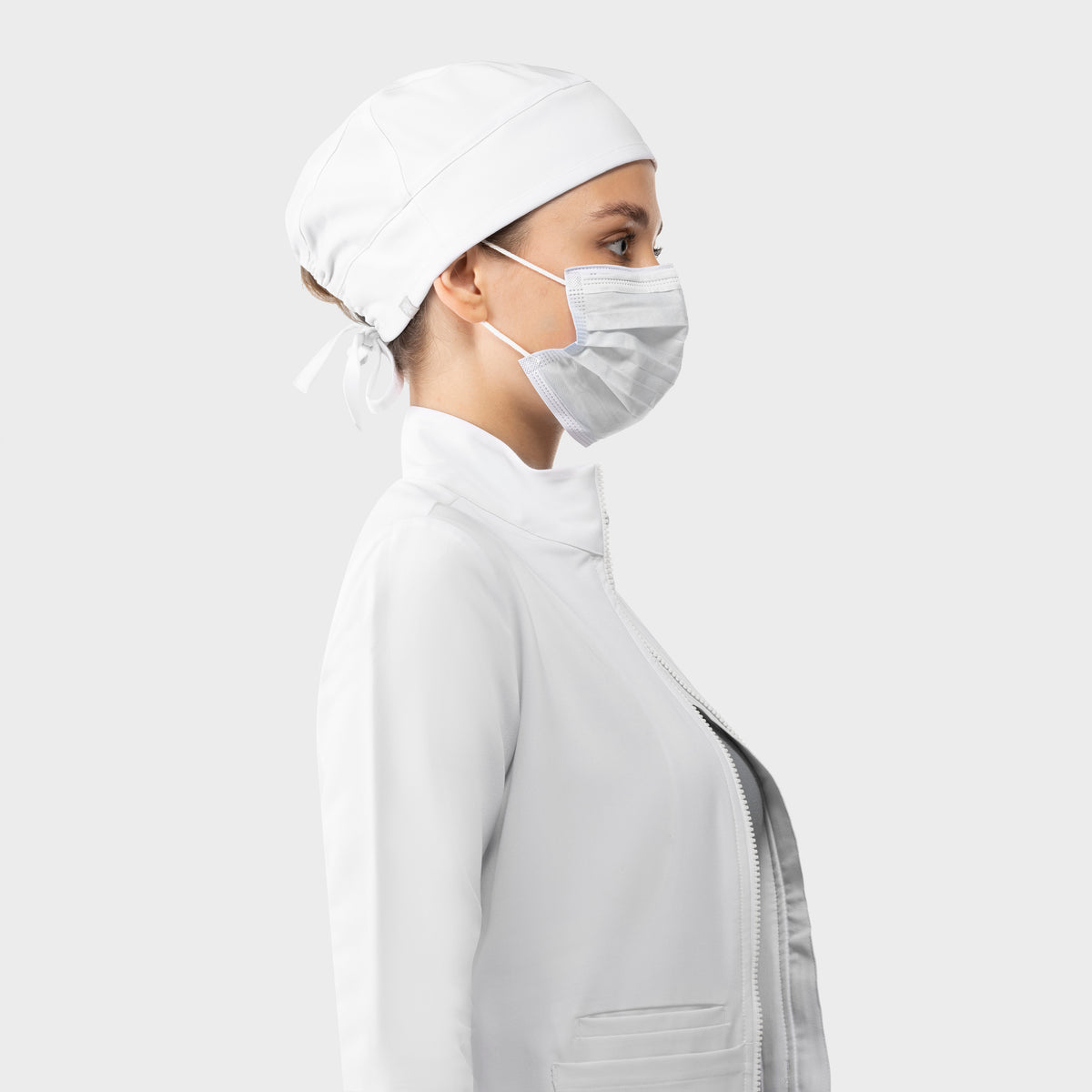 Scrub Jacket White
