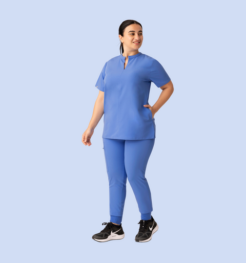 Halo Two Pocket Slim Top Ceil Blue