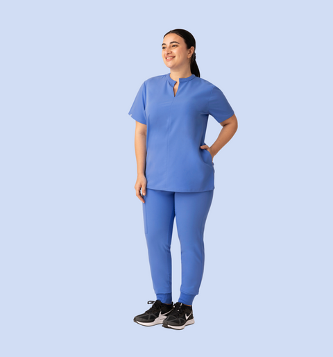 Halo Two Pocket Slim Top Ceil Blue