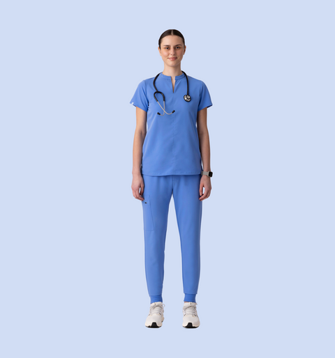 Halo Two Pocket Slim Top Ceil Blue