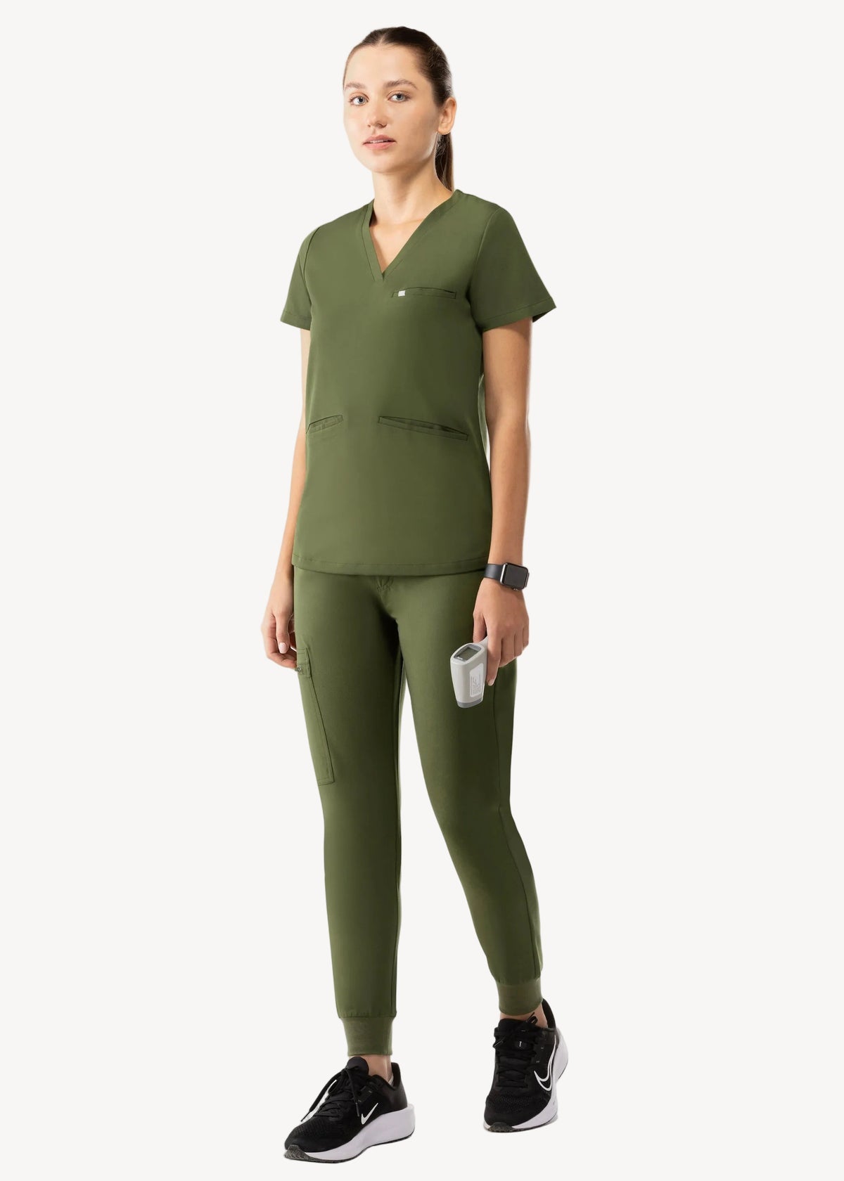 Prana Three Pocket Top Olive
