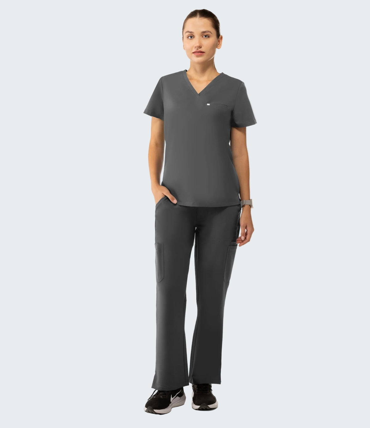 Aura One Pocket Top Pewter
