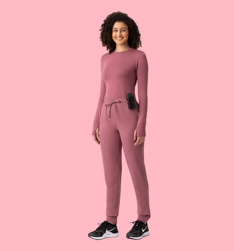 Women's High Waist Joggers Mauve