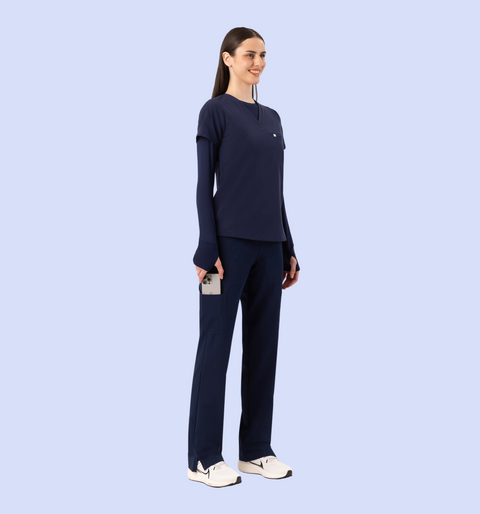 Aura One Pocket Top Navy