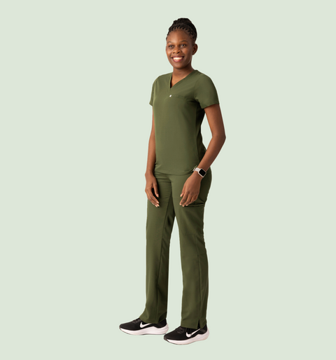 Aura One Pocket Top Olive