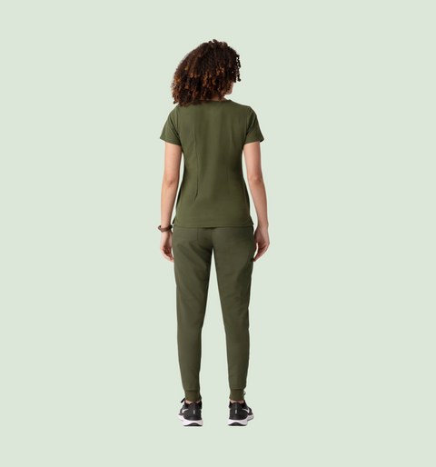 Prana Three Pocket Top Olive
