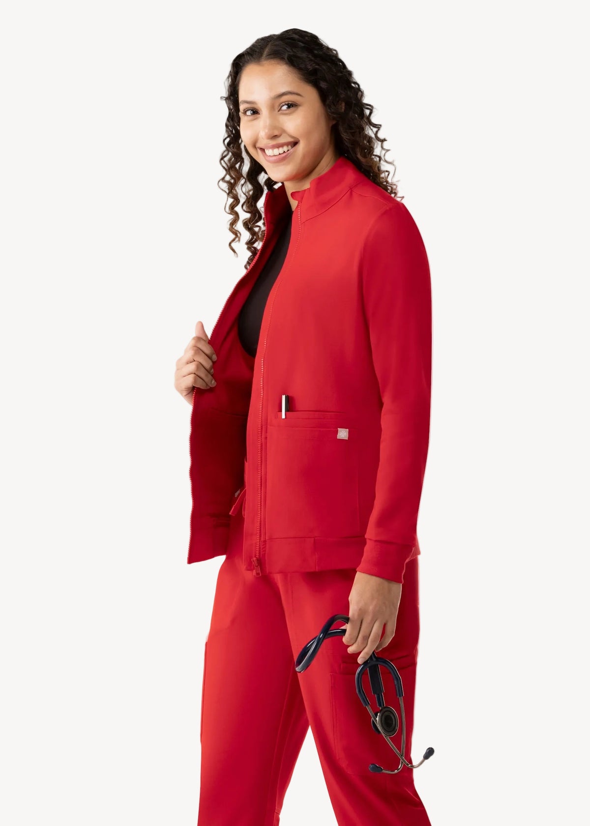 Scrub Jacket Red