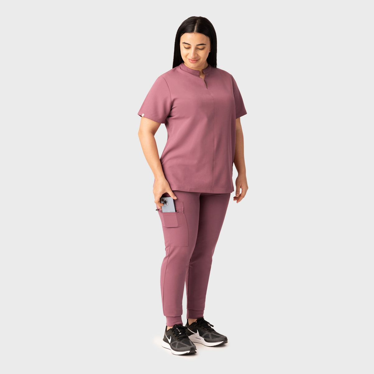 High Waist Joggers Mauve