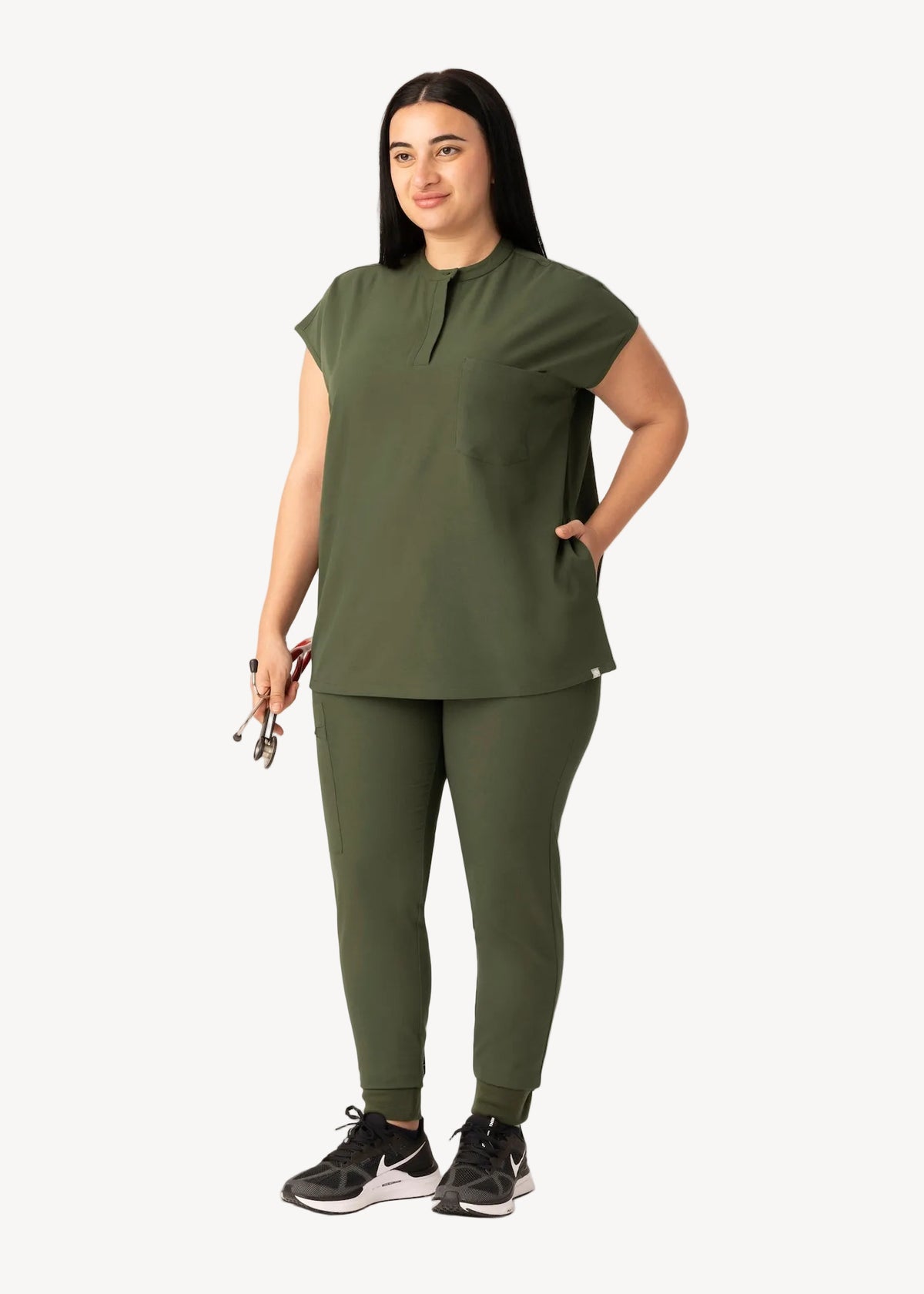 Oversized Top Olive
