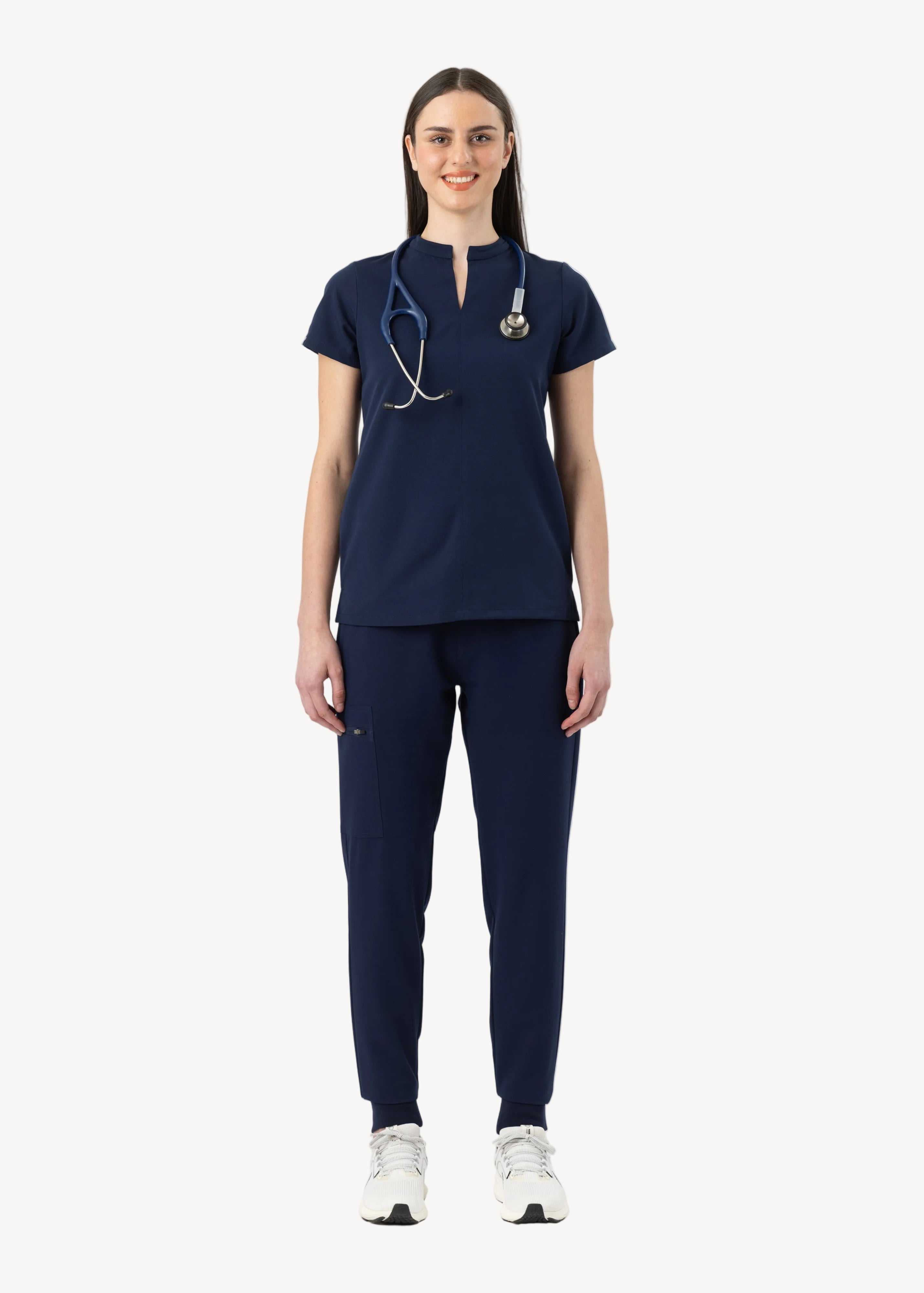 Halo Two Pocket Top Navy