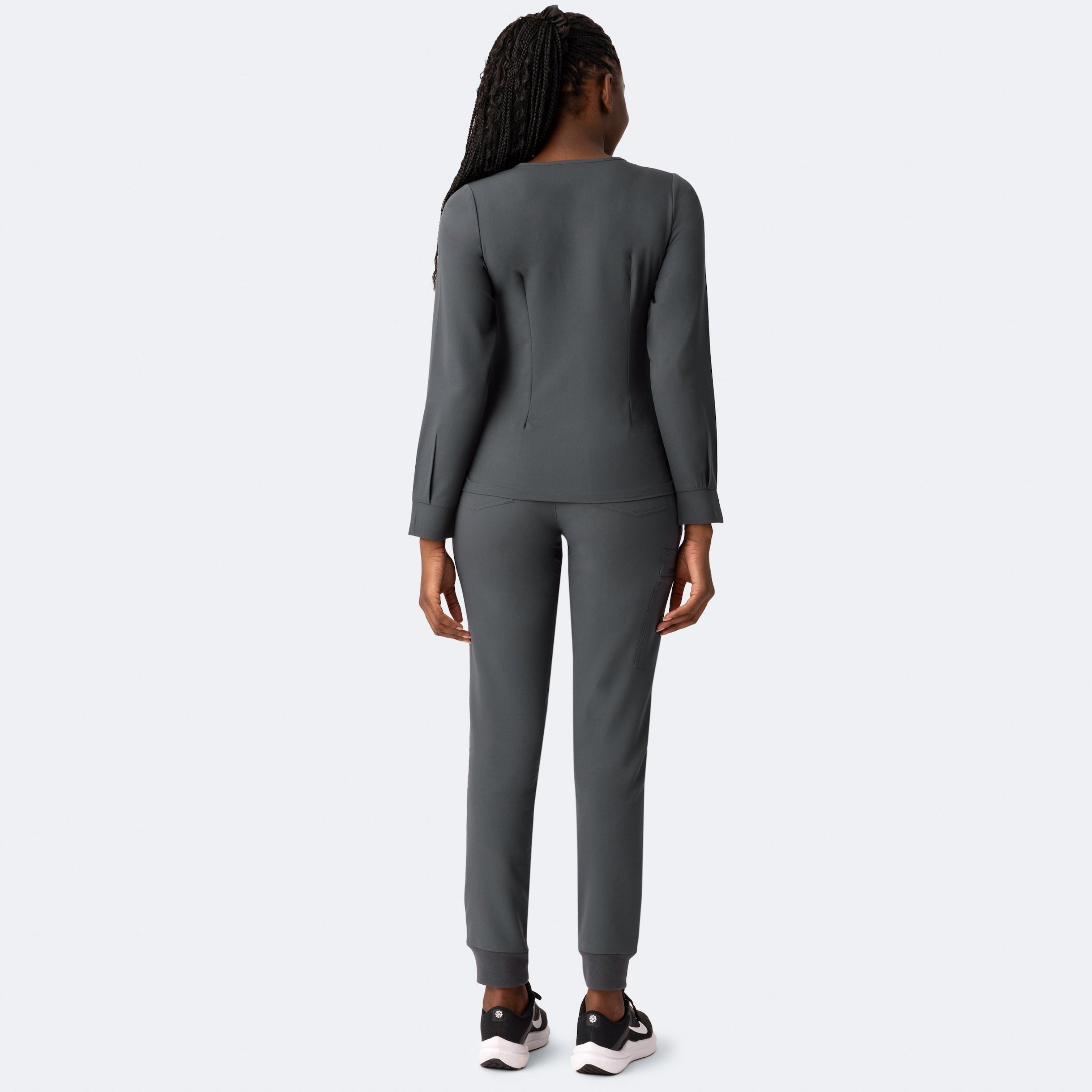 High Waist Joggers Pewter