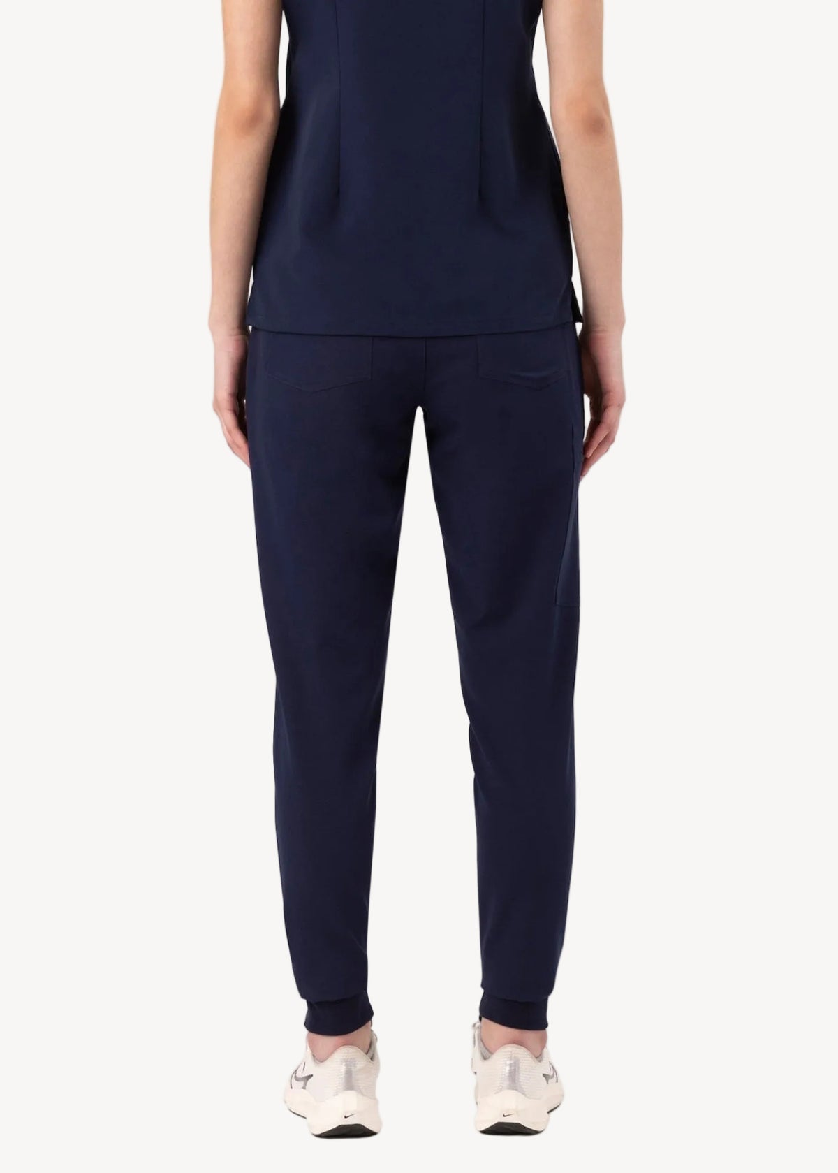 High Waist Joggers Navy