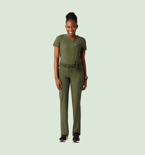 Women's Cargo Pants Olive - Vaayu Scrubs