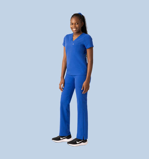Women's Cargo Pants Royal Blue - Vaayu Scrubs