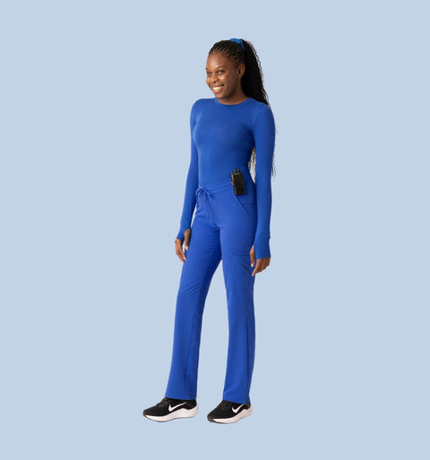 Women's Cargo Pants Royal Blue - Vaayu Scrubs