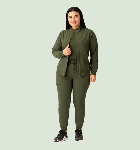 Women's High Waist Joggers Olive