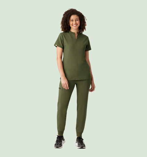 Women's High Waist Joggers Olive