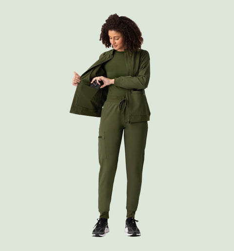 Women's High Waist Joggers Olive