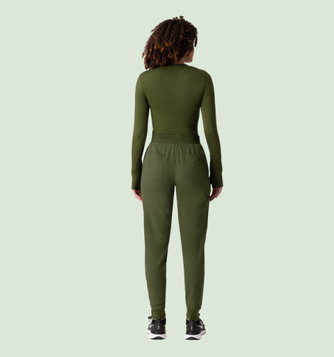 Women's High Waist Joggers Olive