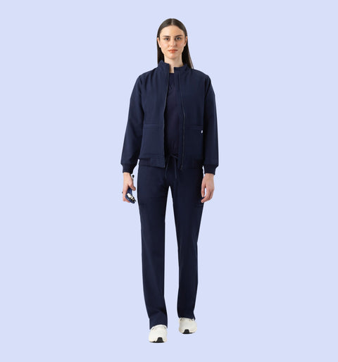 Women's Scrub Jacket Navy