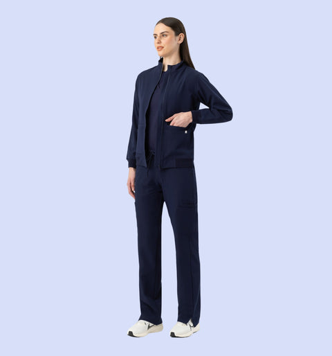 Women's Scrub Jacket Navy