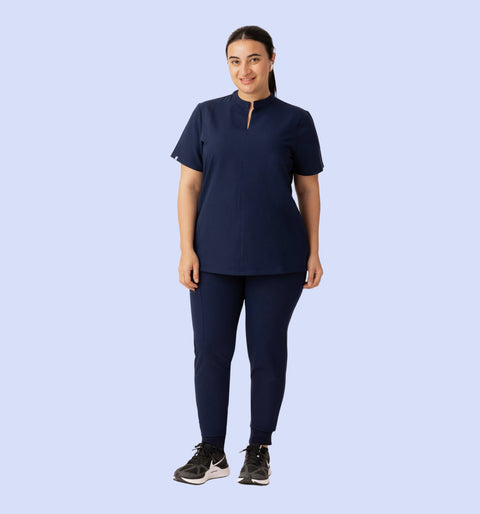 Women's High Waist Joggers Navy