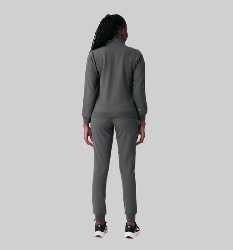 Women's Scrub Jacket Pewter - Vaayu Scrubs