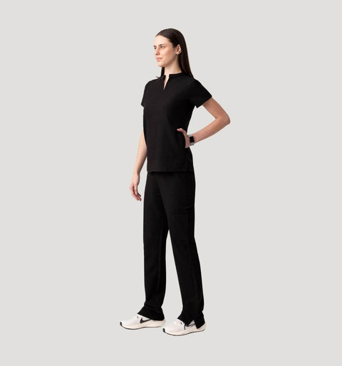 Women's Cargo Pants Black - Vaayu Scrubs