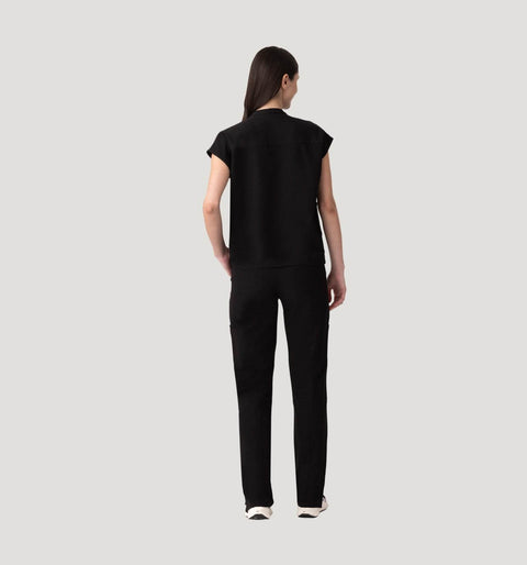 Women's Cargo Pants Black - Vaayu Scrubs