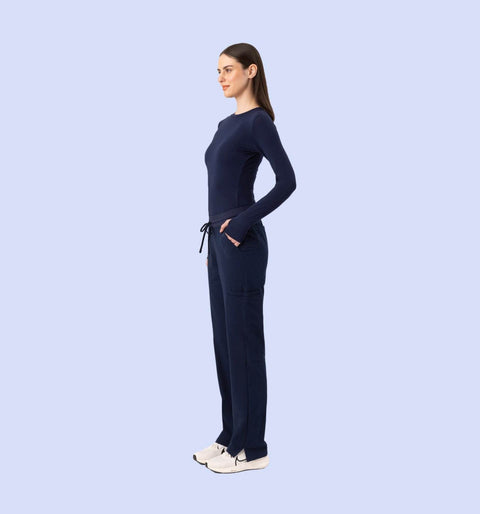 Women's Cargo Pants Navy - Vaayu Scrubs