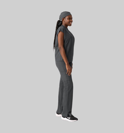 Women's Cargo Pants Pewter - Vaayu Scrubs