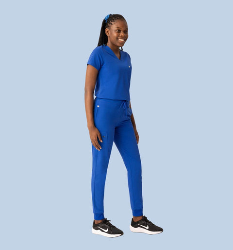 Aura One Pocket Top Royal Blue - Vaayu Scrubs