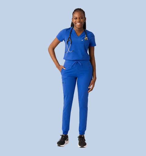 Aura One Pocket Top Royal Blue - Vaayu Scrubs