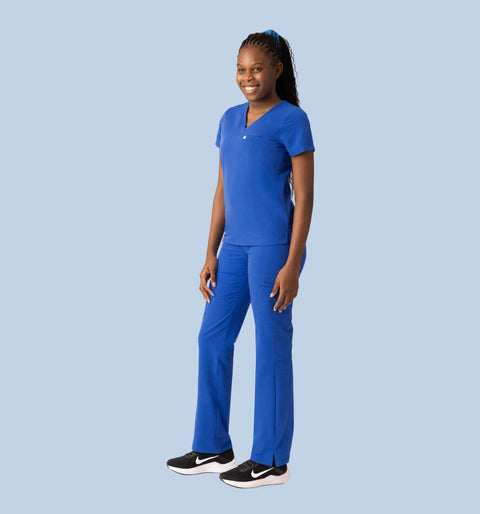 Aura One Pocket Top Royal Blue - Vaayu Scrubs