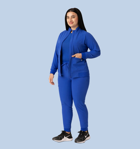 Women's Scrub Jacket Royal Blue