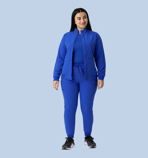 Women's Scrub Jacket Royal Blue